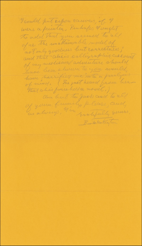 Lot 517 Booth Tarkington