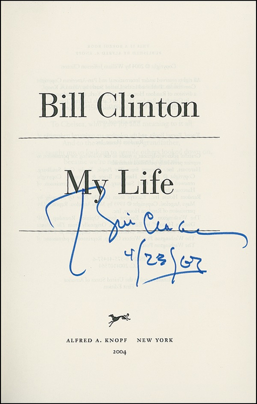 Lot 27 Bill Clinton