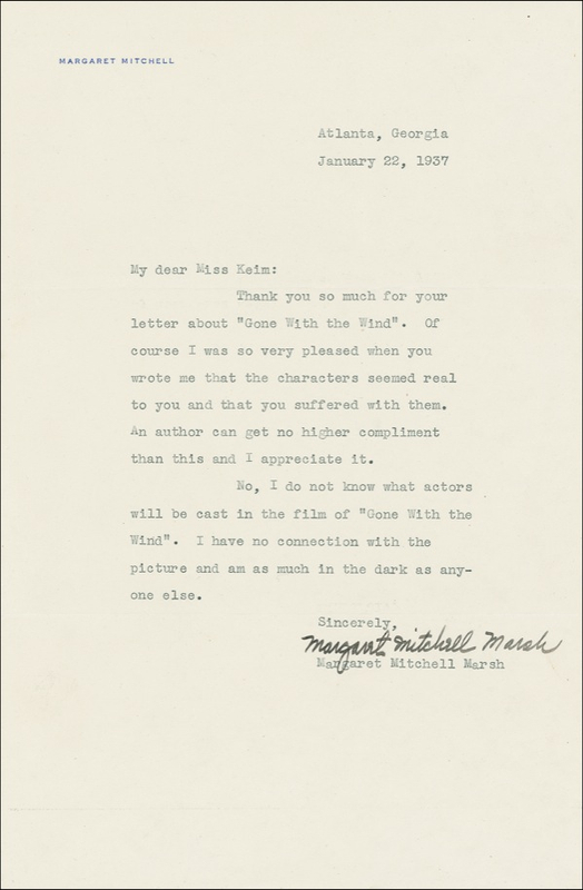 Lot 488 Margaret Mitchell