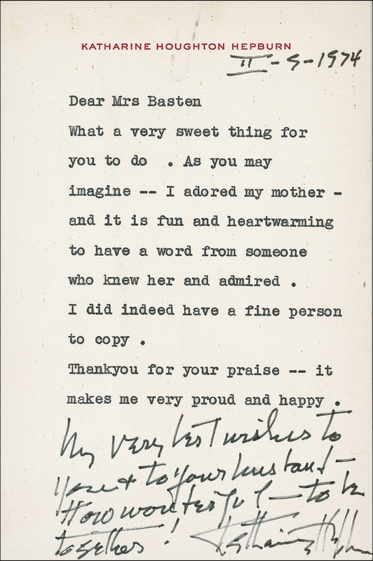 Lot 959 Katharine Hepburn