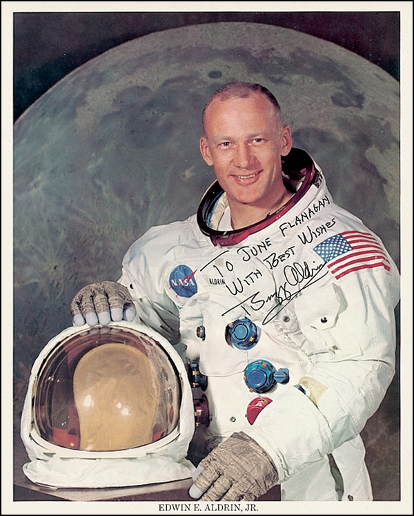 Lot 365 Buzz Aldrin