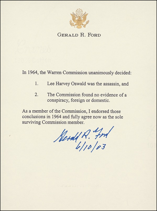 Lot 50 Gerald Ford