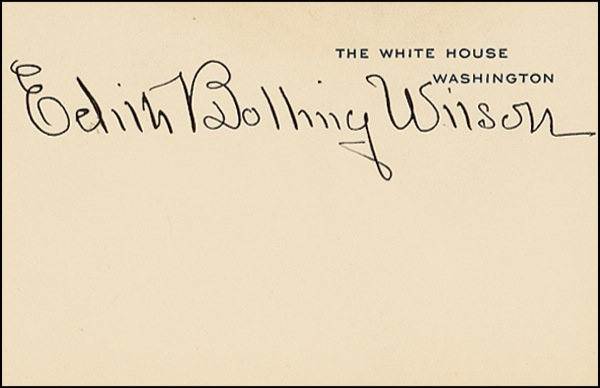 Lot 165 Edith Bolling Wilson