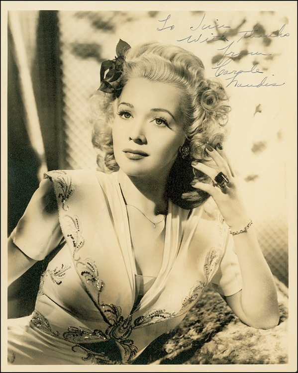 Lot 1003 Carole Landis