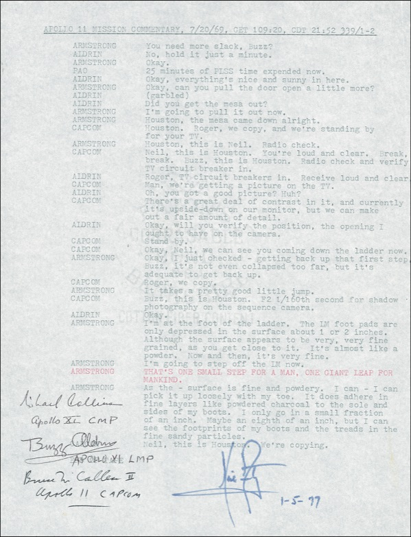 Lot 373 Apollo 11