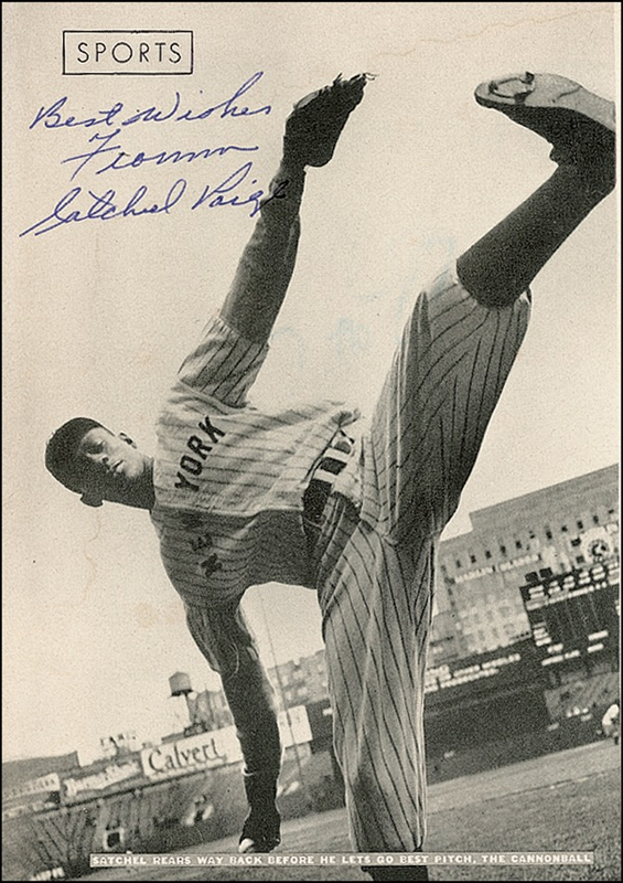 Lot 1470 Satchel Paige