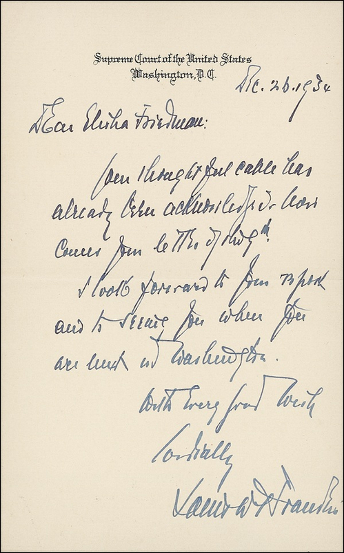 Lot 177 Louis Brandeis