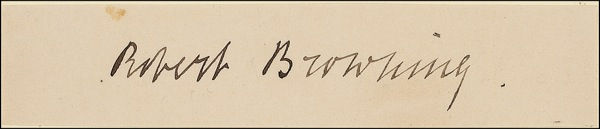 Lot 426 Robert Browning