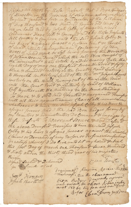 Lot 203 Declaration of Independence: Bartlett, Josiah