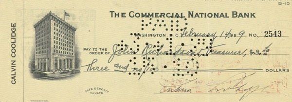 Lot 42 Calvin Coolidge