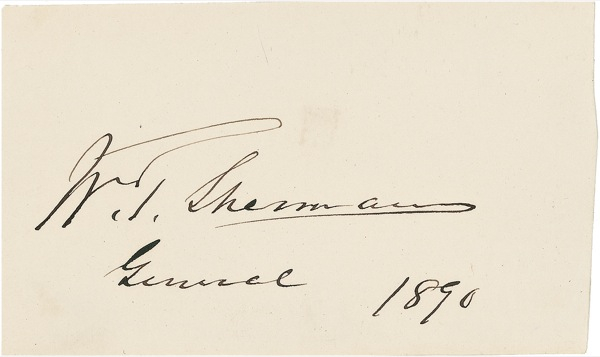 Lot 355 William T. Sherman