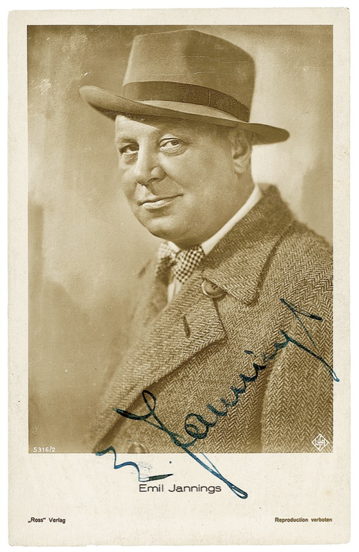 Lot 989 Emil Jannings