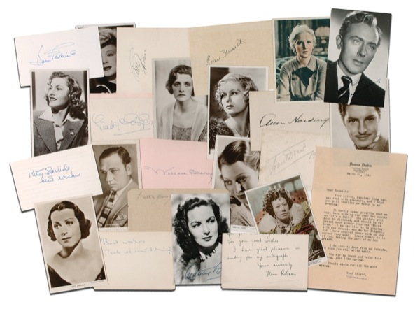 Lot 973 Hollywood Signatures