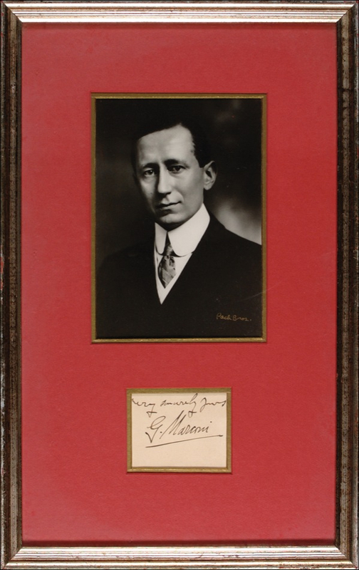 Lot 254 Guglielmo Marconi