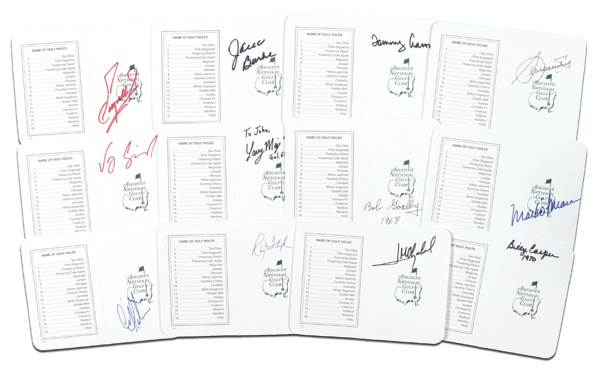 Lot 1318 Golf: Masters Champions
