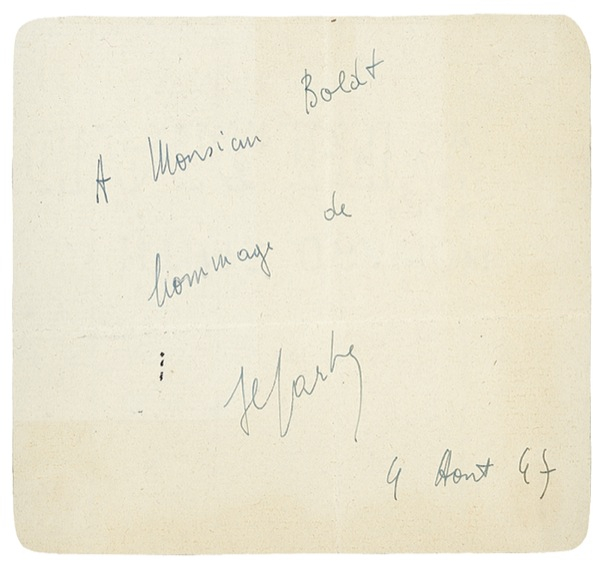 Lot 509 Jean-Paul Sartre
