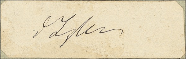 Lot 158 John Tyler