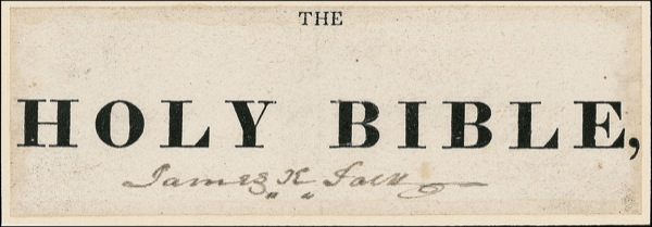 Lot 121 James K. Polk