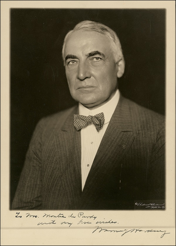 Lot 74 Warren G. Harding