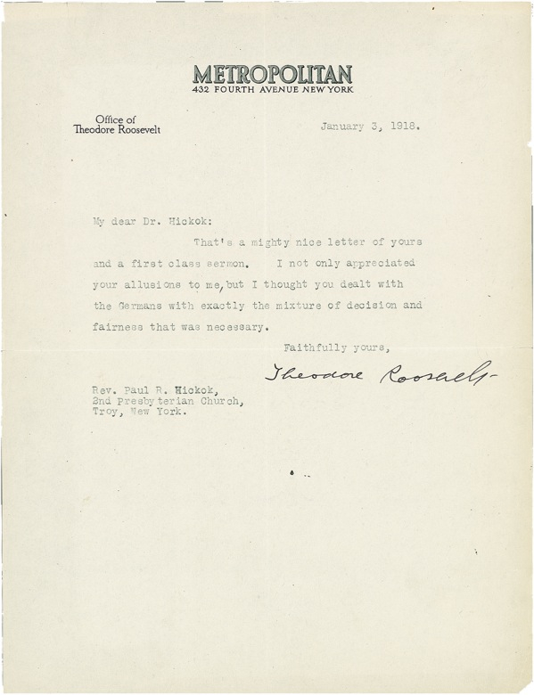 Lot 135 Theodore Roosevelt