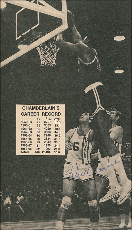 Lot 1267 Wilt Chamberlain