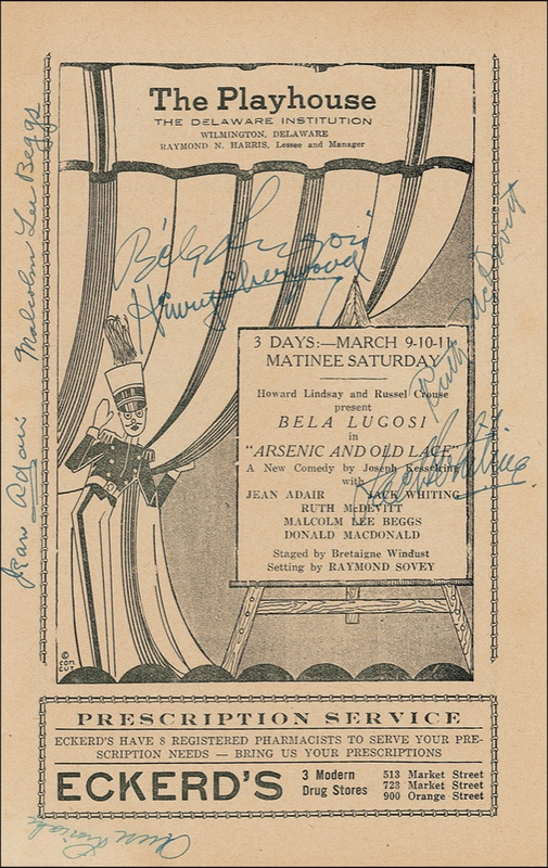 Lot 1023 Béla Lugosi