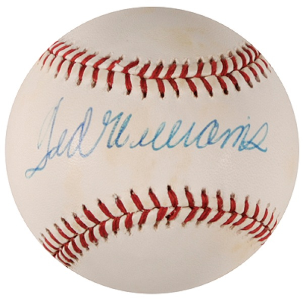 Lot 1555 Ted Williams
