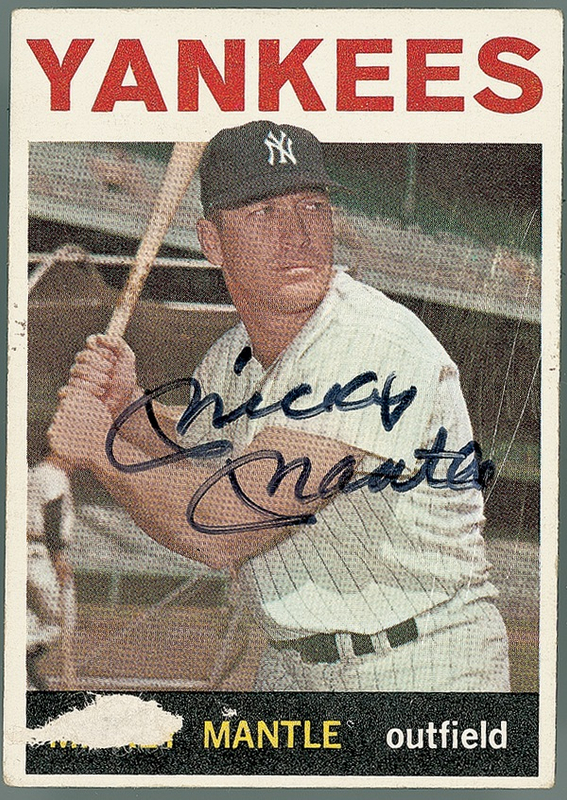 Lot 1405 Mickey Mantle