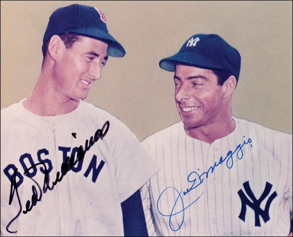 Lot 1553 Ted Williams and Joe DiMaggio