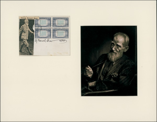 Lot 422 George Bernard Shaw