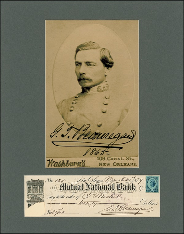 Lot 307 Pierre G. T. Beauregard