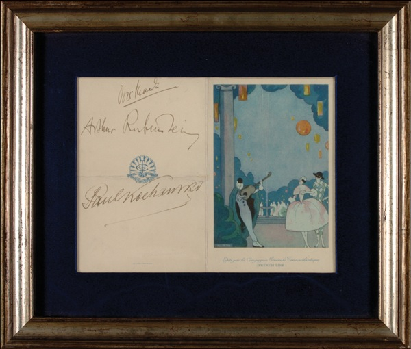 Lot 734 Arthur Rubinstein