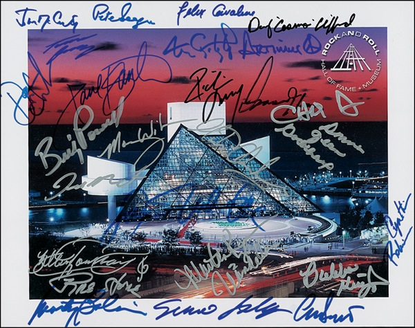 Lot 726 Rock and Roll Hall of Famers