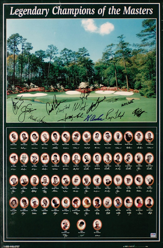 Lot 1319 Golf: Masters Champions