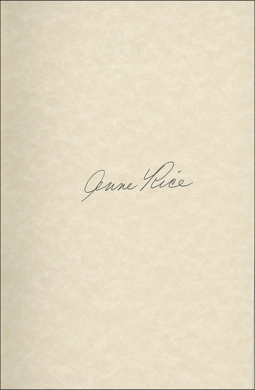 Lot 499 Anne Rice