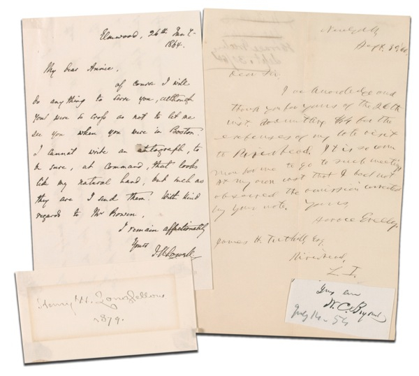 Lot 491 Nineteenth-Century American Authors