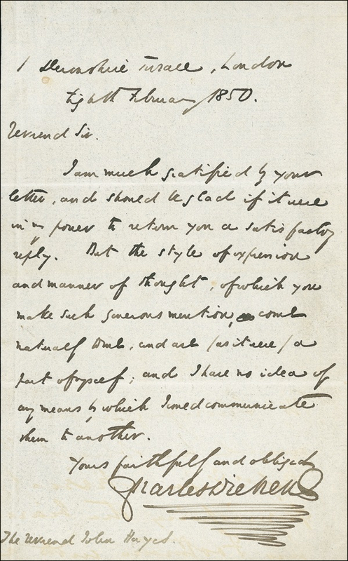 Lot 441 Charles Dickens