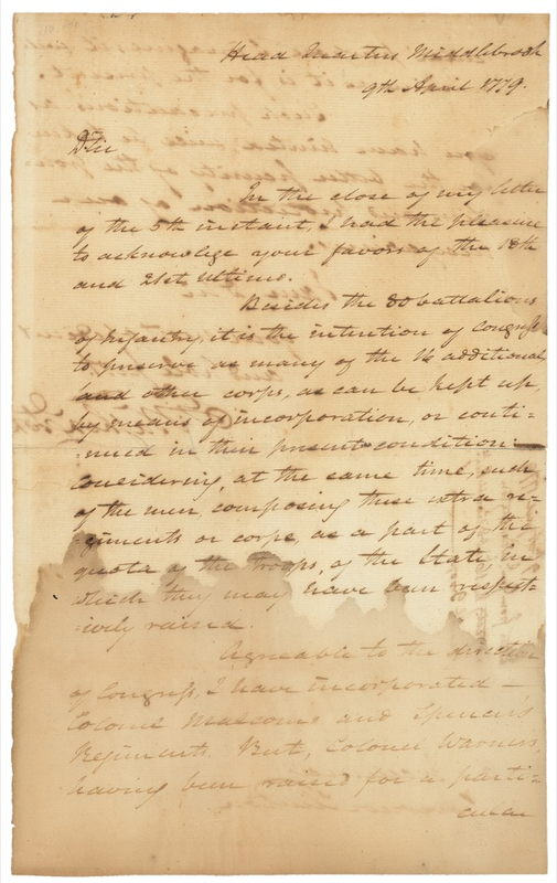 Lot 162 George Washington