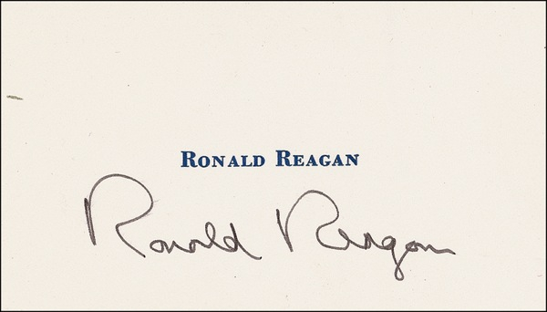 Lot 124 Ronald Reagan