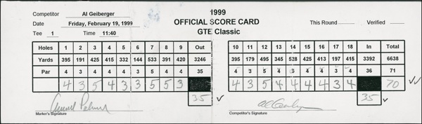Lot 1474 Arnold Palmer