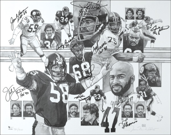 Lot 1490 Pittsburgh Steelers