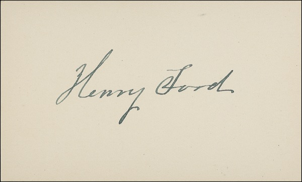 Lot 217 Henry Ford