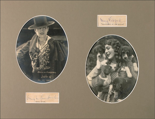 Lot 904 Douglas Fairbanks and Mary Pickford
