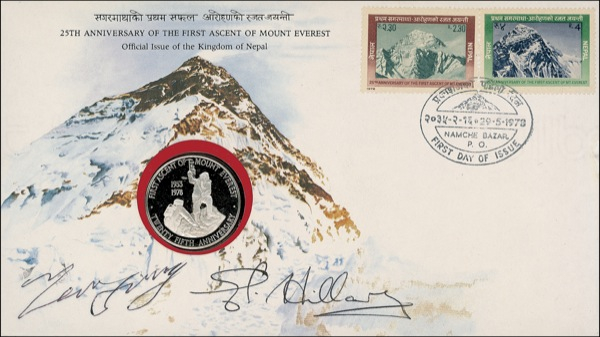 Lot 233 Edmund Hillary and Tenzing Norgay