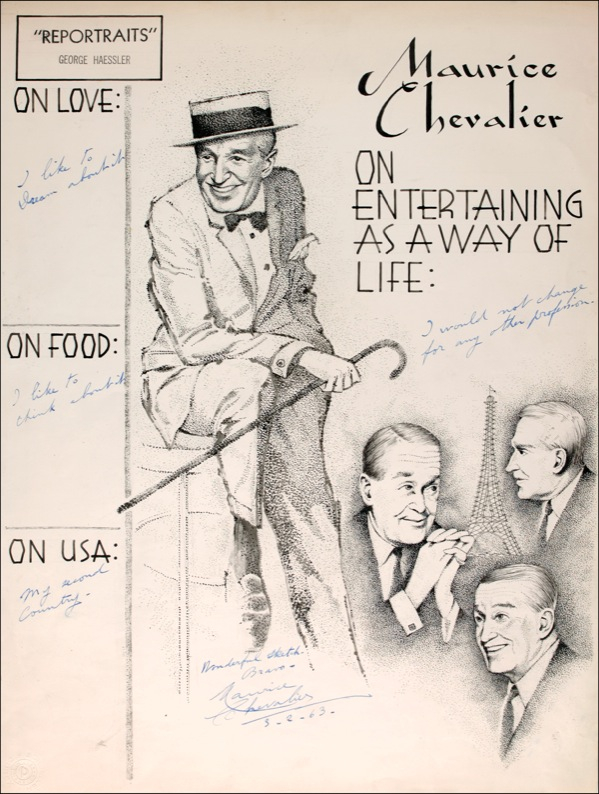 Lot 857 Maurice Chevalier