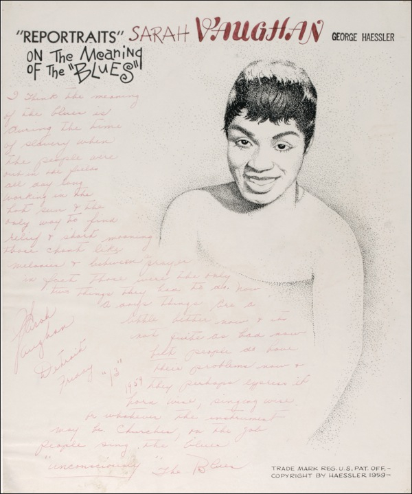 Lot 757 Sarah Vaughan