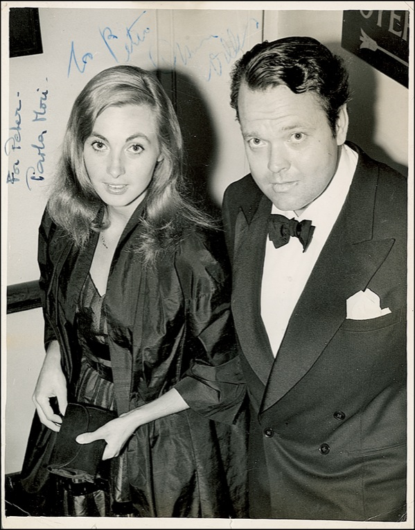 Lot 1155 Orson Welles and Paola Mori