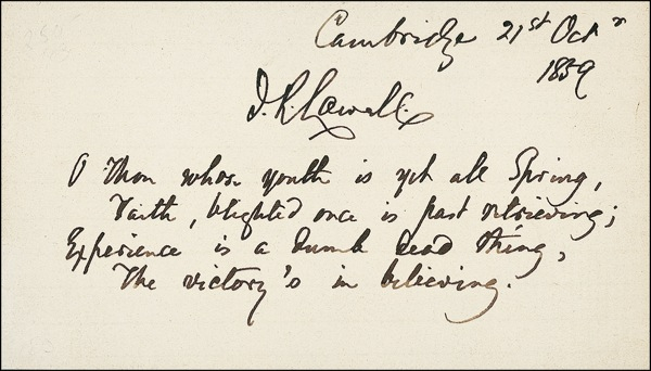 Lot 484 James Russell Lowell