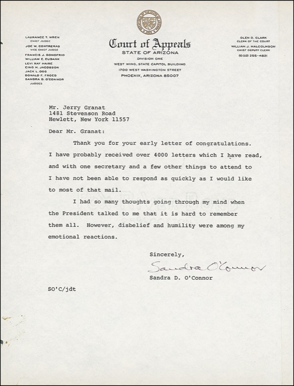 Lot 261 Sandra Day O’Connor