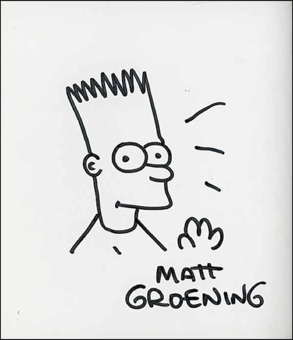 Lot 551 Matt Groening